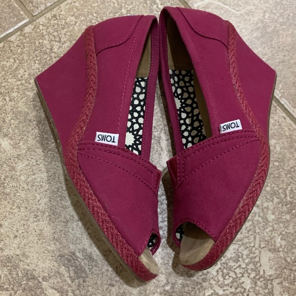 TOMS 9 canvas wrapped wedge - Picture 4 of 6